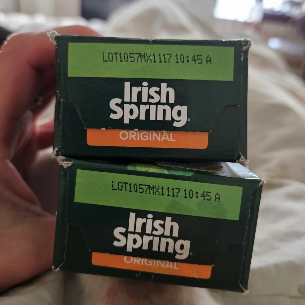 Irish Spring ORIGINAL Bar Deodorant Soap NO FLAXSEED OIL Old Version 2 BARS
